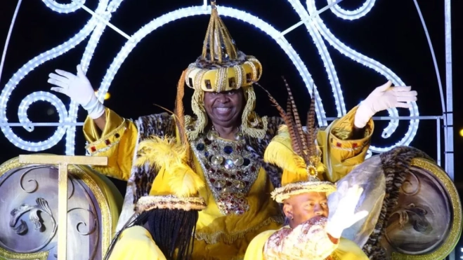 Baltasar en la Cabalgata de Reyes / AYUNTAMIENTO DE SANTA CRUZ DE TENERIFE Baltasar en la Cabalgata de Reyes / AYUNTAMIENTO DE SANTA CRUZ DE TENERIFE