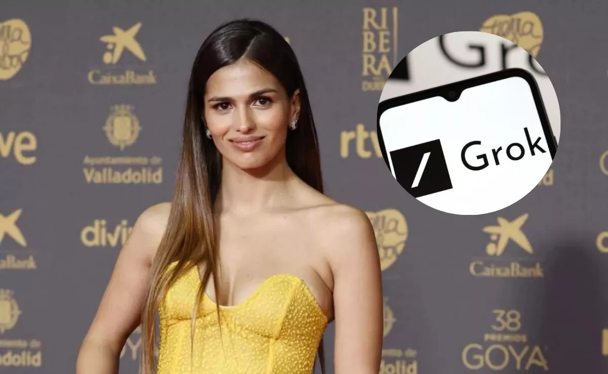 La actriz canaria Sara Sálamo, afectada por el uso de Grok para generar desnudos con inteligencia artificial. AH