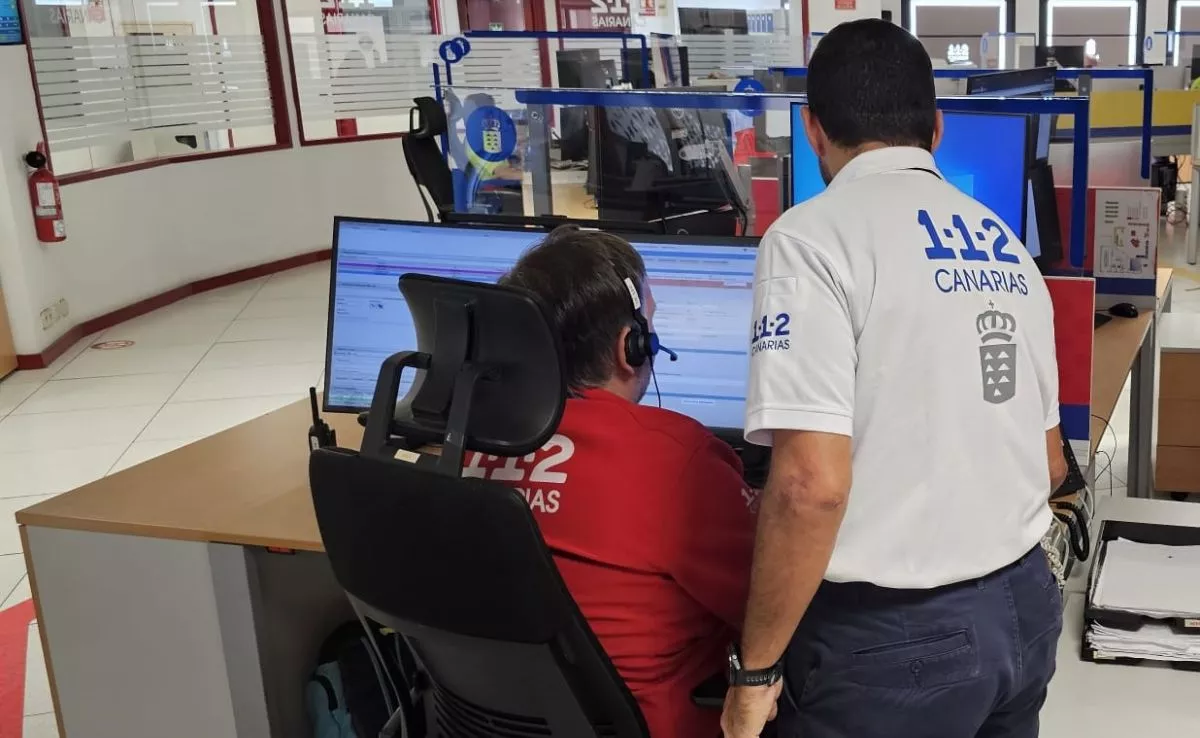 Personal del 112. /Cedida