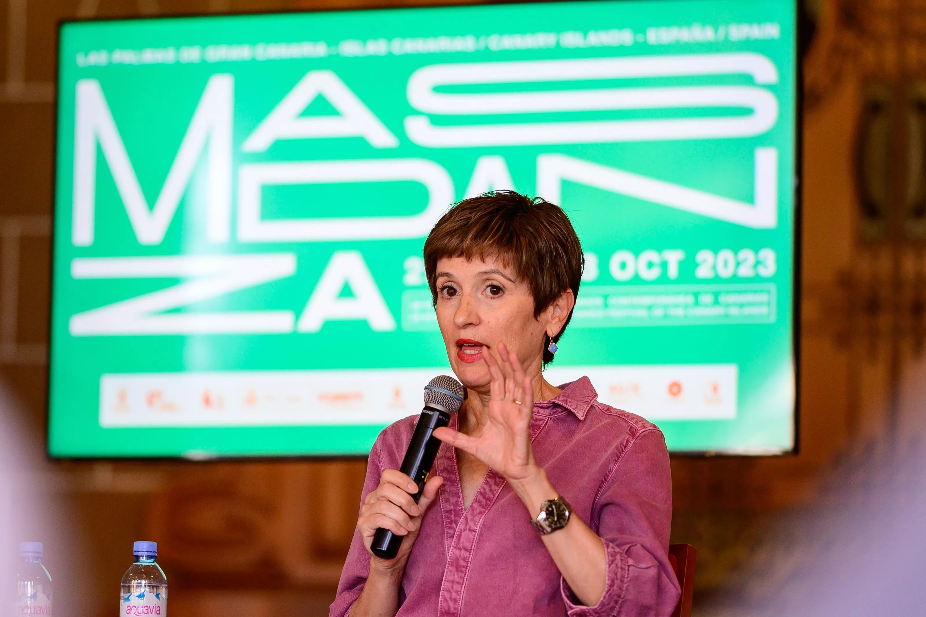 La Fiscalía vincula el auge del negocio de Natalia Medina, en la imagen, a su etapa como consejera en Sociedad de Promoción. / AH