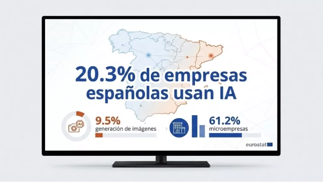 Uso IA en empresas españolas