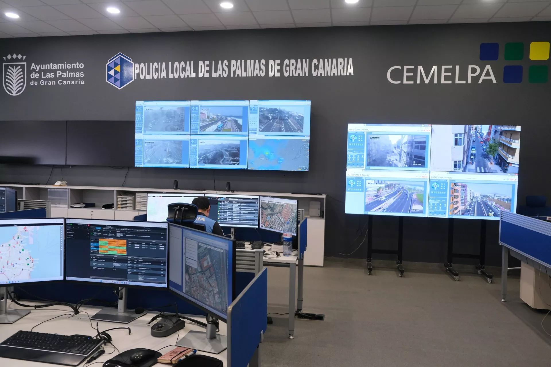 Sala operativa del CEMELPA.