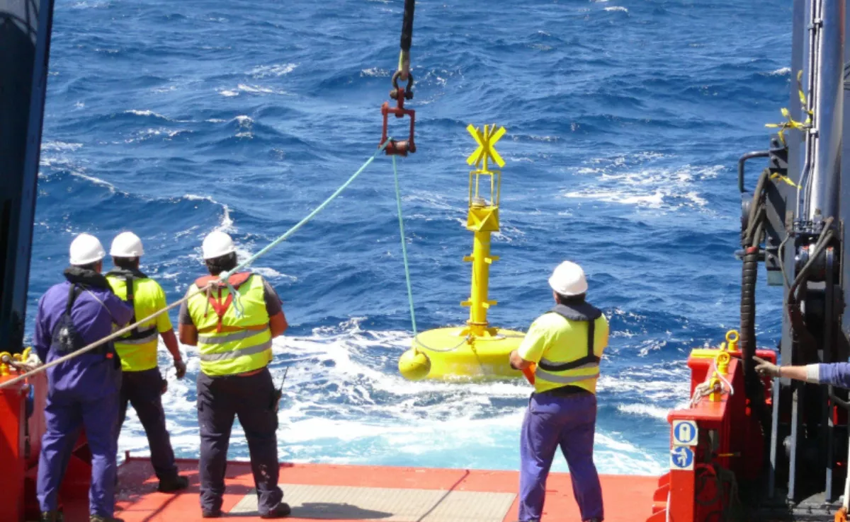 Plataforma ESTOC, a 100 kilómetros al norte de Gran Canaria./ PLOCAN