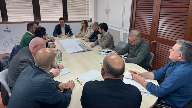 Pablo Rodríguez durante la reunión sobre la GC 2 / GOBIERNO DE CANARIAS