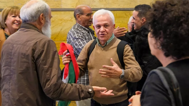 Las autoridades de Marruecos han impedido este martes desembarcar en El Aaiún, la capital del Sahara Occidental, a la diputada de Podemos Noemí Santana y al consejero Carmelo Ramírez / EFE - ÁNGEL MEDINA G.