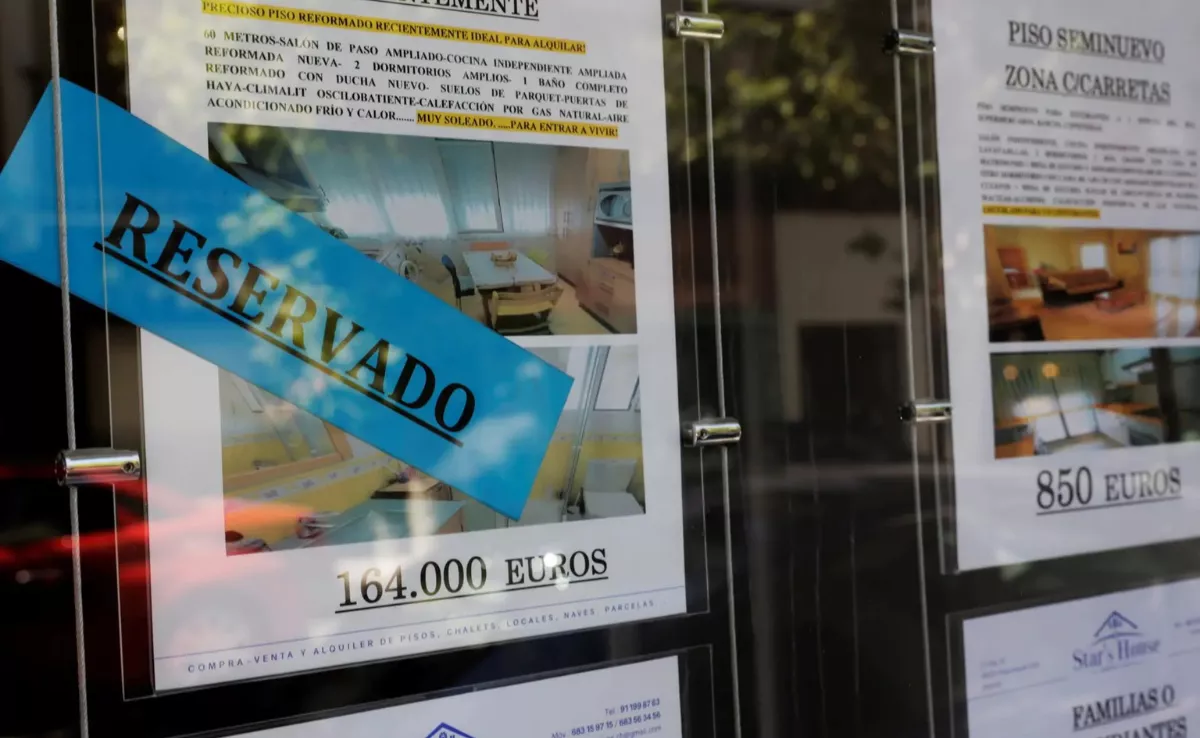 Imagen de archivo de una inmobiliaria / EFE