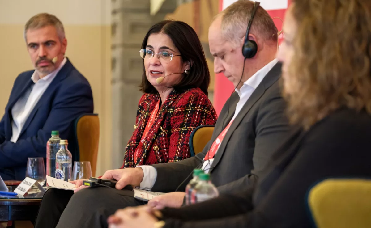 Imagen del encuentro entre socialistas europeos / EFE - ÁNGEL MEDINA G.