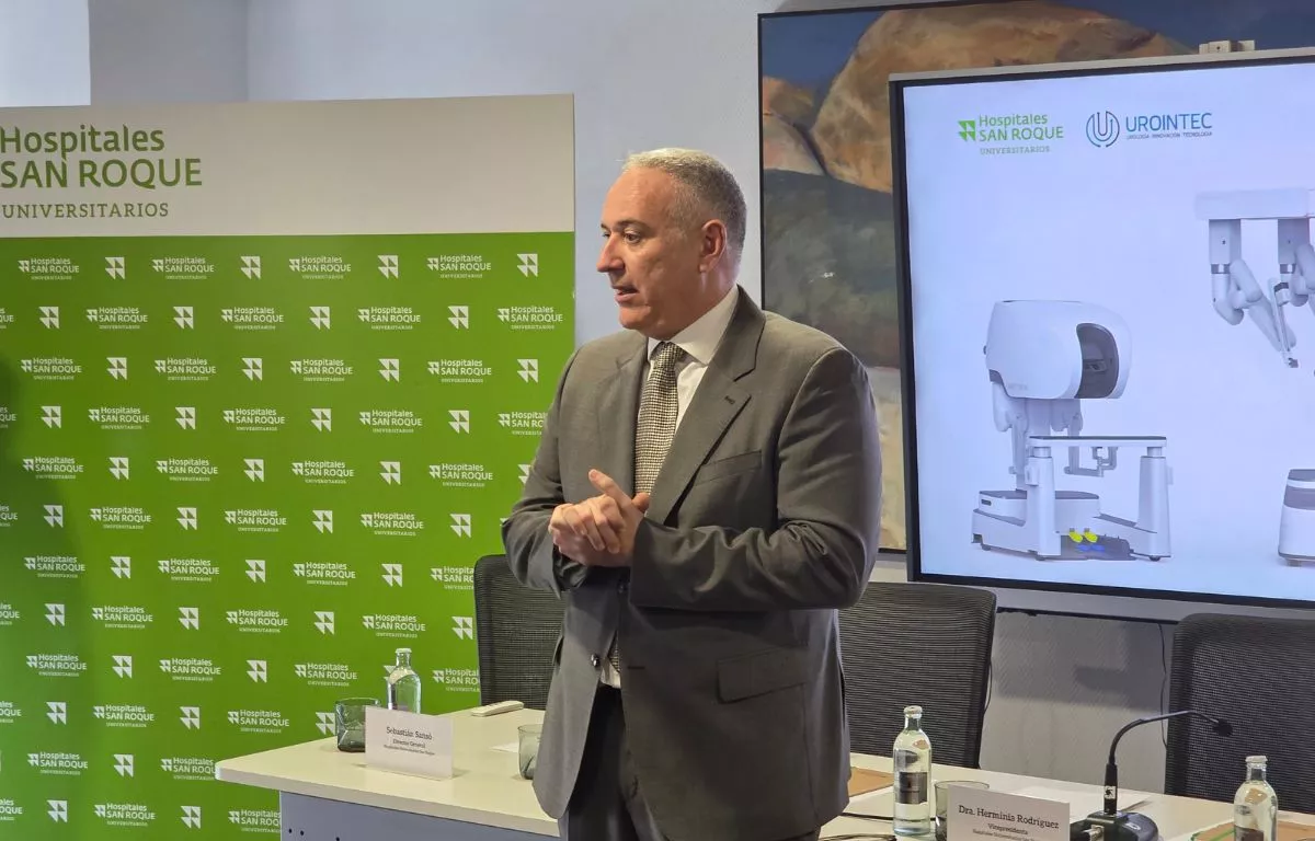 El director general de Hospitales Universitarios San Roque, Sebastián Sansó. ALBERTO LEY