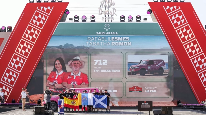 El 'Zorro Rosa' quedó tercero en la última etapa del Dakar / DAKAR POR LA VIDA