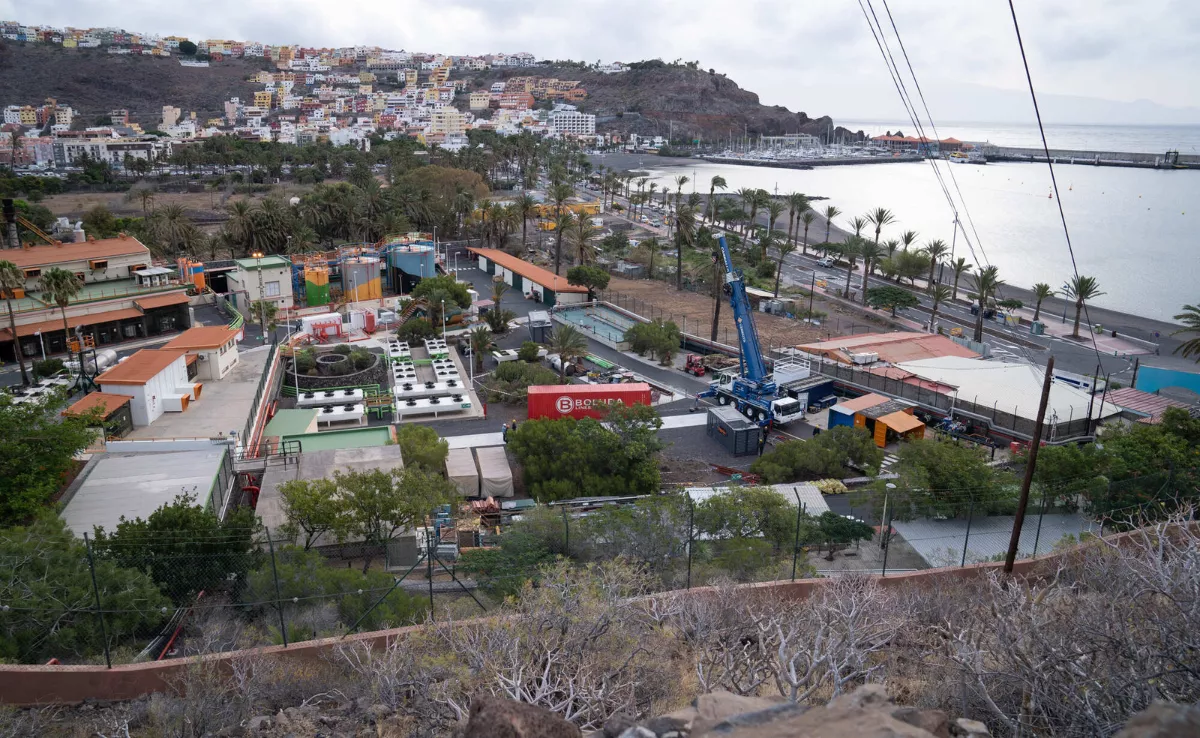 Imagen de la central de El Palmar / CABILDO DE LA GOMERA