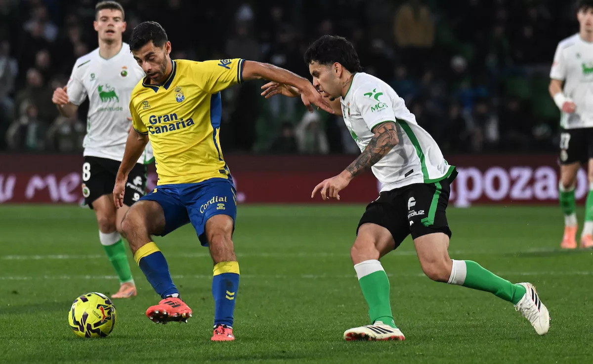 Imagen del partido entre el Racing de Santander y la UD Las Palmas / UD LAS PALMAS