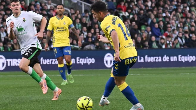 Imagen del partido entre el Racing de Santander y la UD Las Palmas / UD LAS PALMAS