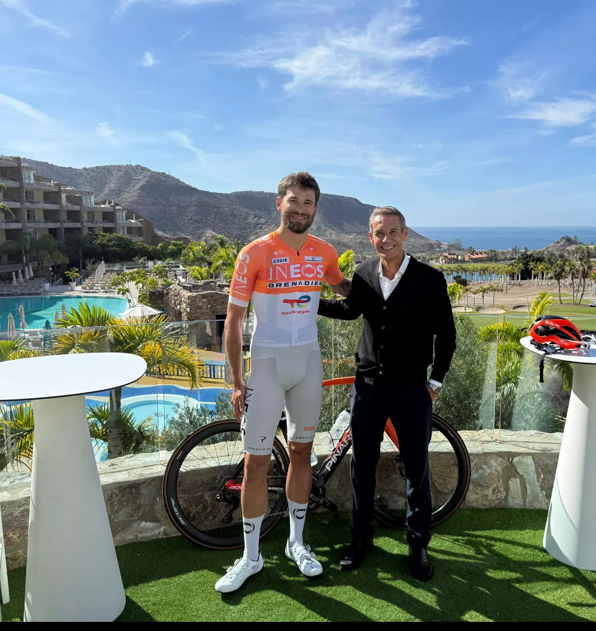 El ciclista olímpico Filippo Ganna. AH