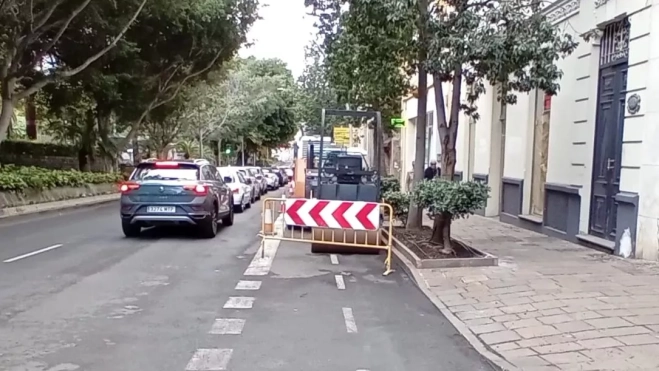 Obra carril bici, Méndez Núñez|AH