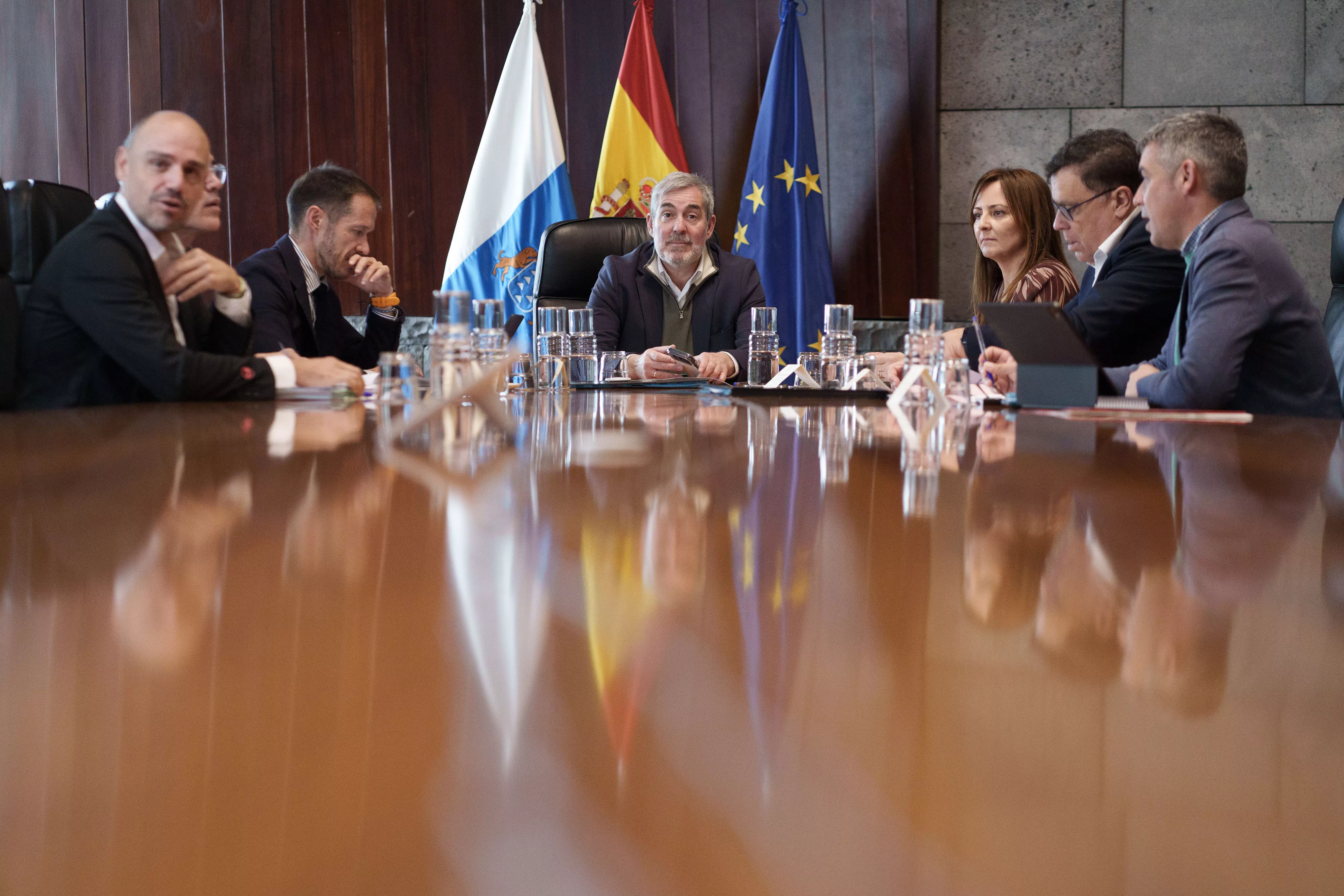 Reunión del Consejo de Gobierno celebrado en Santa Cruz de Tenerife. / RAMÓN DE LA ROCHA-EFE