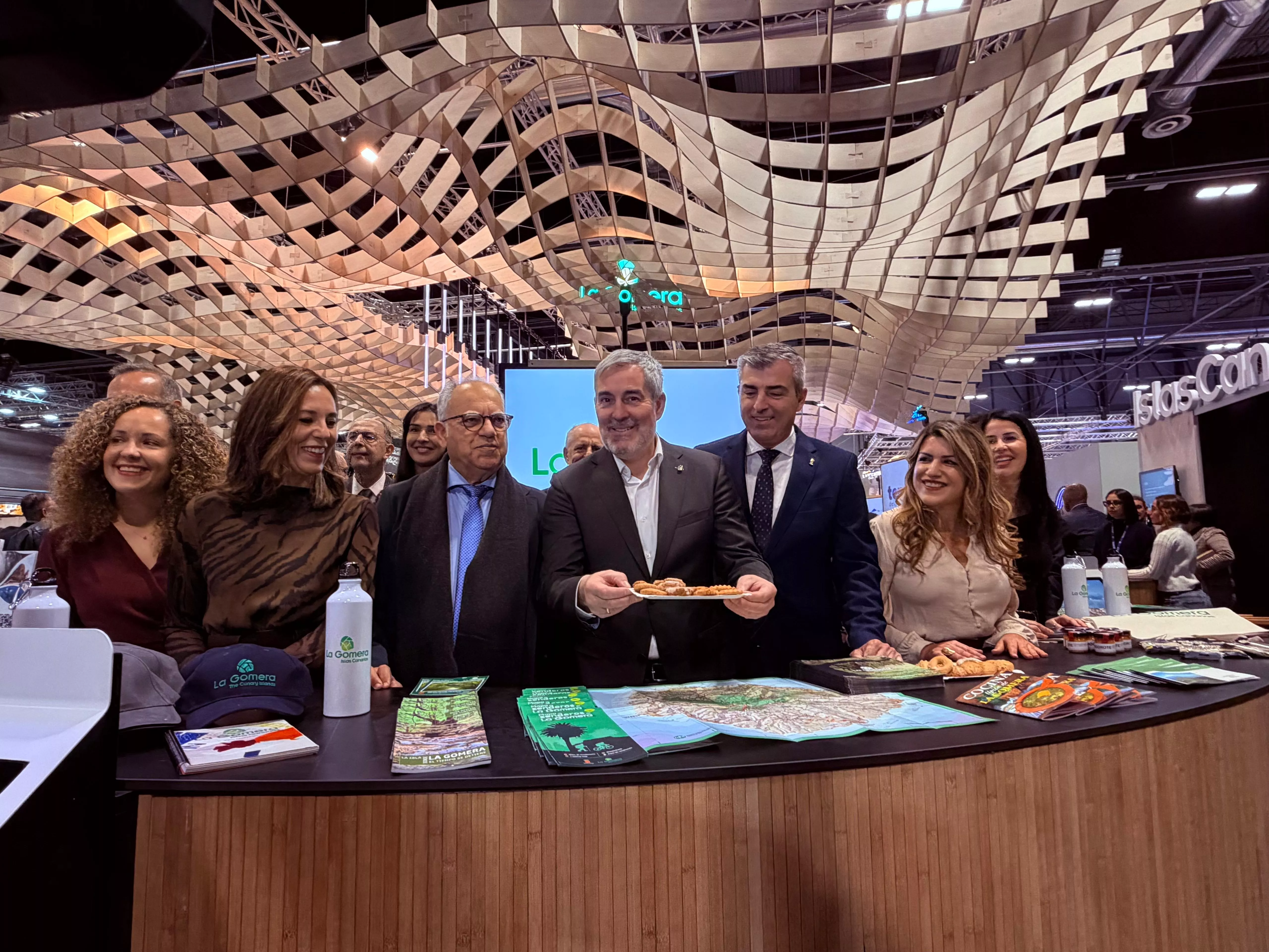 Inauguración del stand de La Gomera en FITUR 2026. CEDIDA