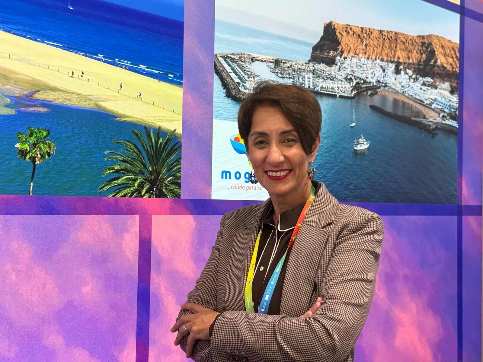 Onalia Bueno en la presentación de AMTC en Fitur. CEDIDA