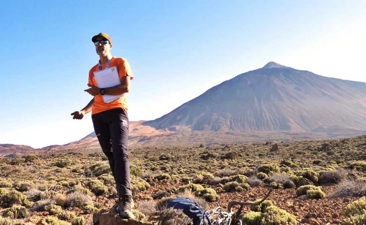 José Carlos Herrero, guía Parque Nacional del Teide|CEDIDA