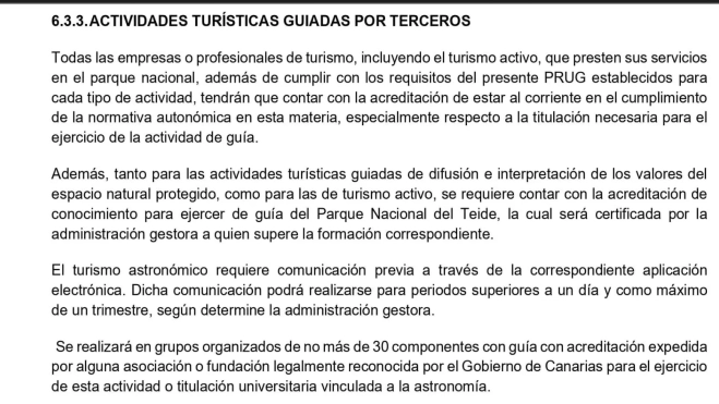 Fragmento del PRUG Fragmento del PRUG