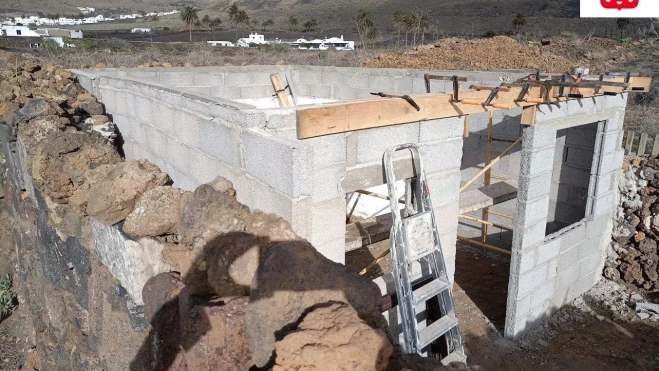 Una construcción ilegal expedientada por el Cabildo de Lanzarote. Una construcción ilegal expedientada por el Cabildo de Lanzarote.