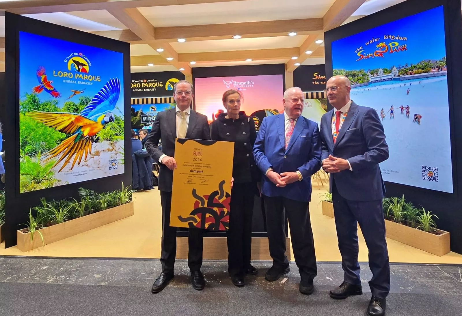 Siam Park, reconocido en FITUR como Mejor Parque Temático de España por FIJET España. CEDIDA