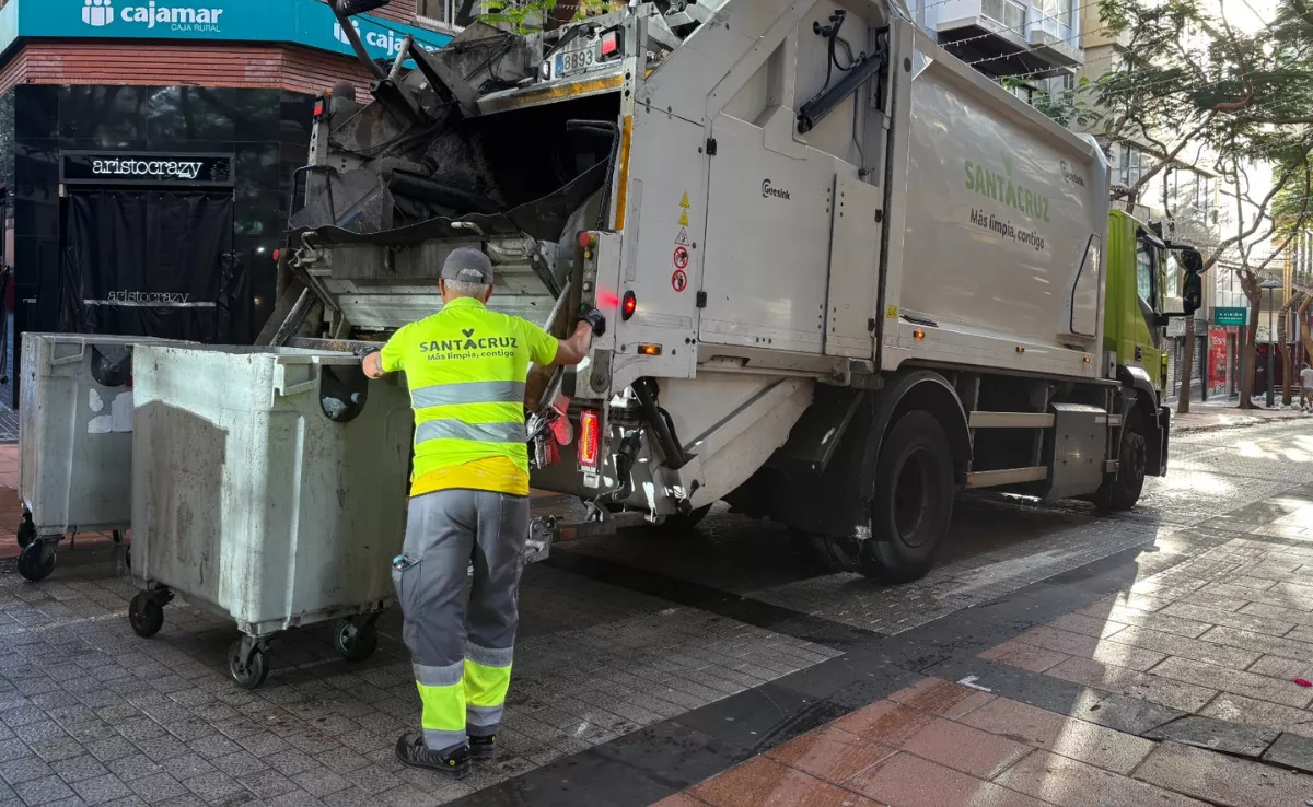 Santa Cruz recoge 14,4 millones de kilos de residuos separados durante 2025./ CEDIDA