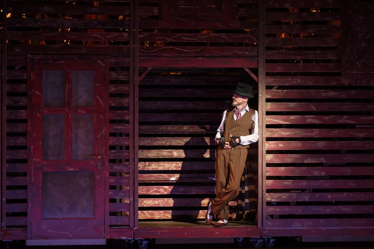 Coque Malla en un instante del montaje