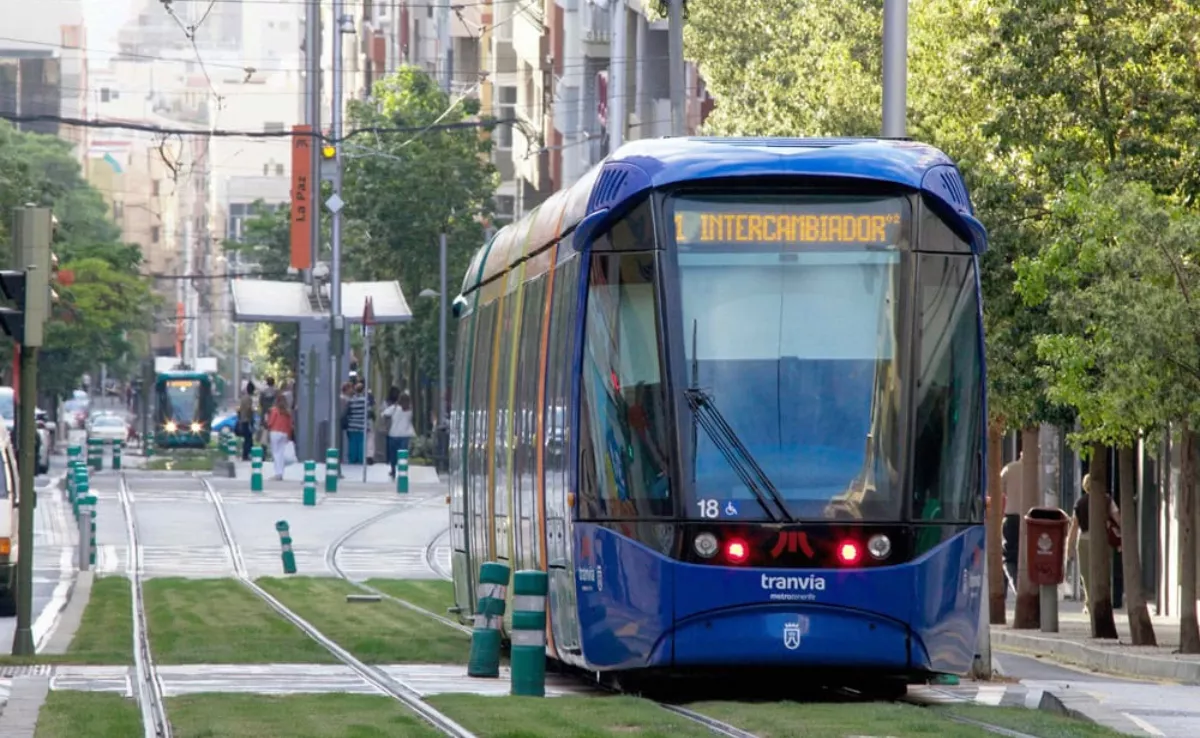 Imagen del tranvía de Tenerife / AYUNTAMIENTO DE SANTA CRUZ DE TENERIFE
