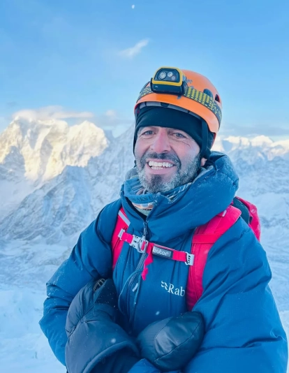 Mandy Placeres, en una de sus expediciones.