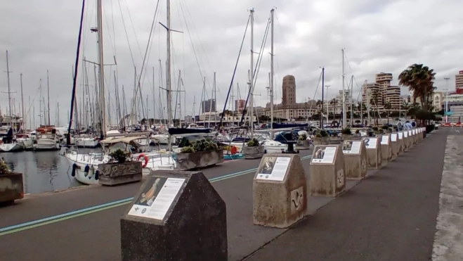 Paseo de los Ilustres en puerto de Santa Cruz|TC-AH