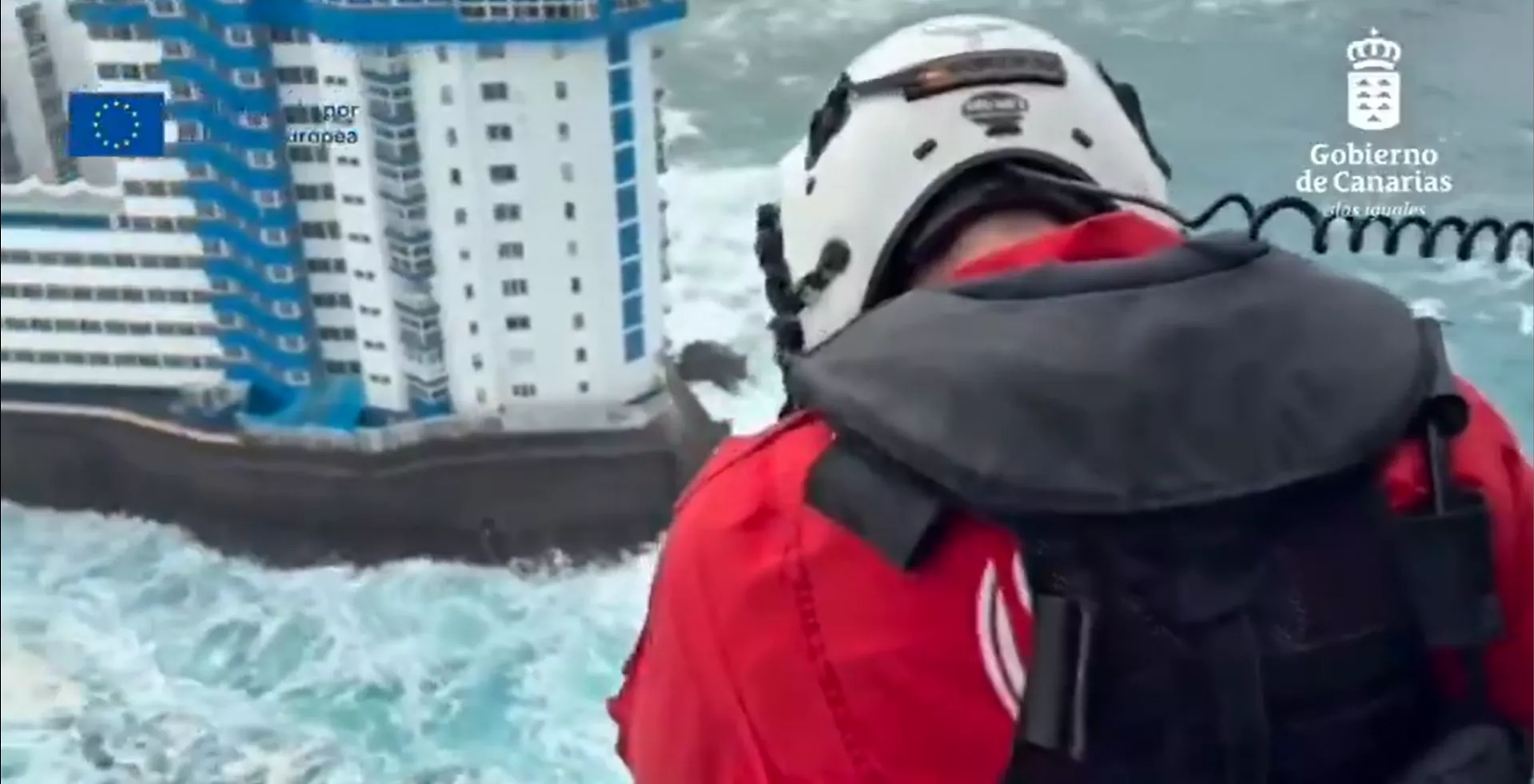 Dispositivo de búsqueda de la mujer desaparecida en la costa de Tacoronte, en Tenerife. / GOBIERNO DE CANARIAS 