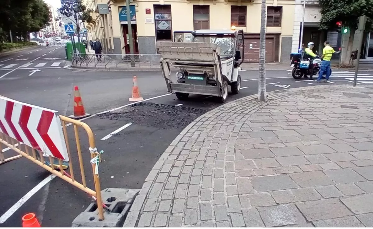 Obras carril bici de Santa Cruz de Tenerife|TC-AH