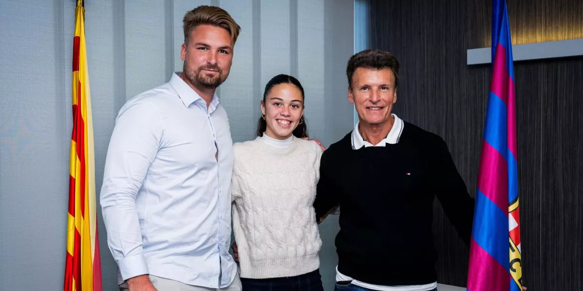 Imagen de la canaria Carolina Ferrera que ficha por el FC Barcelona  CEDIDA