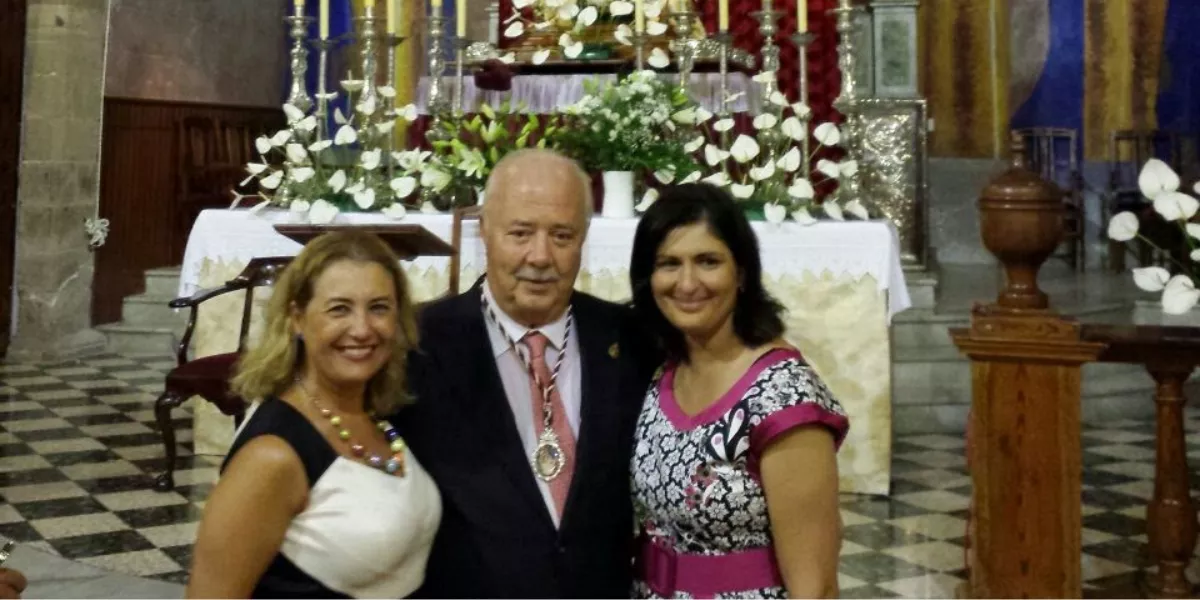 Carmen Luisa Castro, alcaldesa de Güimar junto a Melchior / CEDIDA 