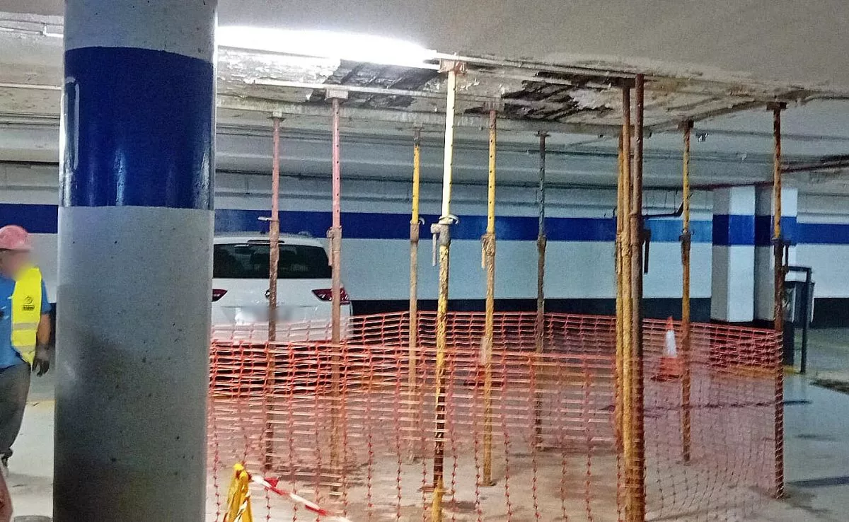 obras parking plaza de España|TC-AH