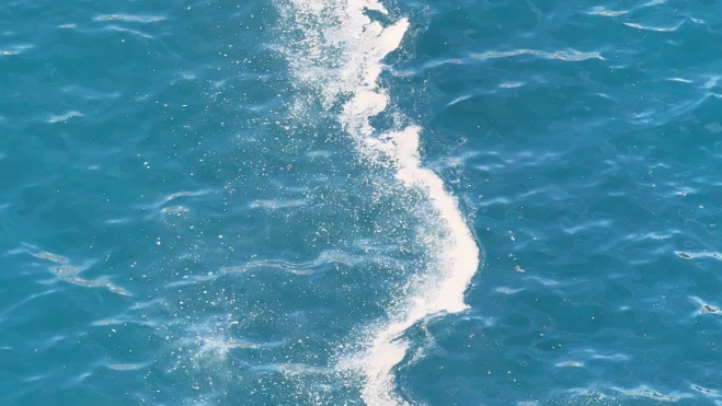 Imagen de la mancha en la costa de Telde / AYUNTAMIENTO DE TELDE Imagen de la mancha en la costa de Telde / AYUNTAMIENTO DE TELDE