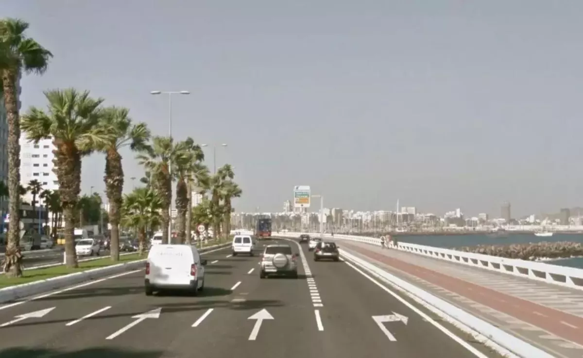 Avenida Marítima de Las Palmas de Gran Canaria / GOOGLE MAPS