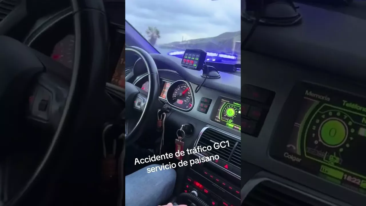 La Guardia Civil investigará el caso de los ‘falsos policías’ que regularon el tráfico en la GC-1. / CEDIDA