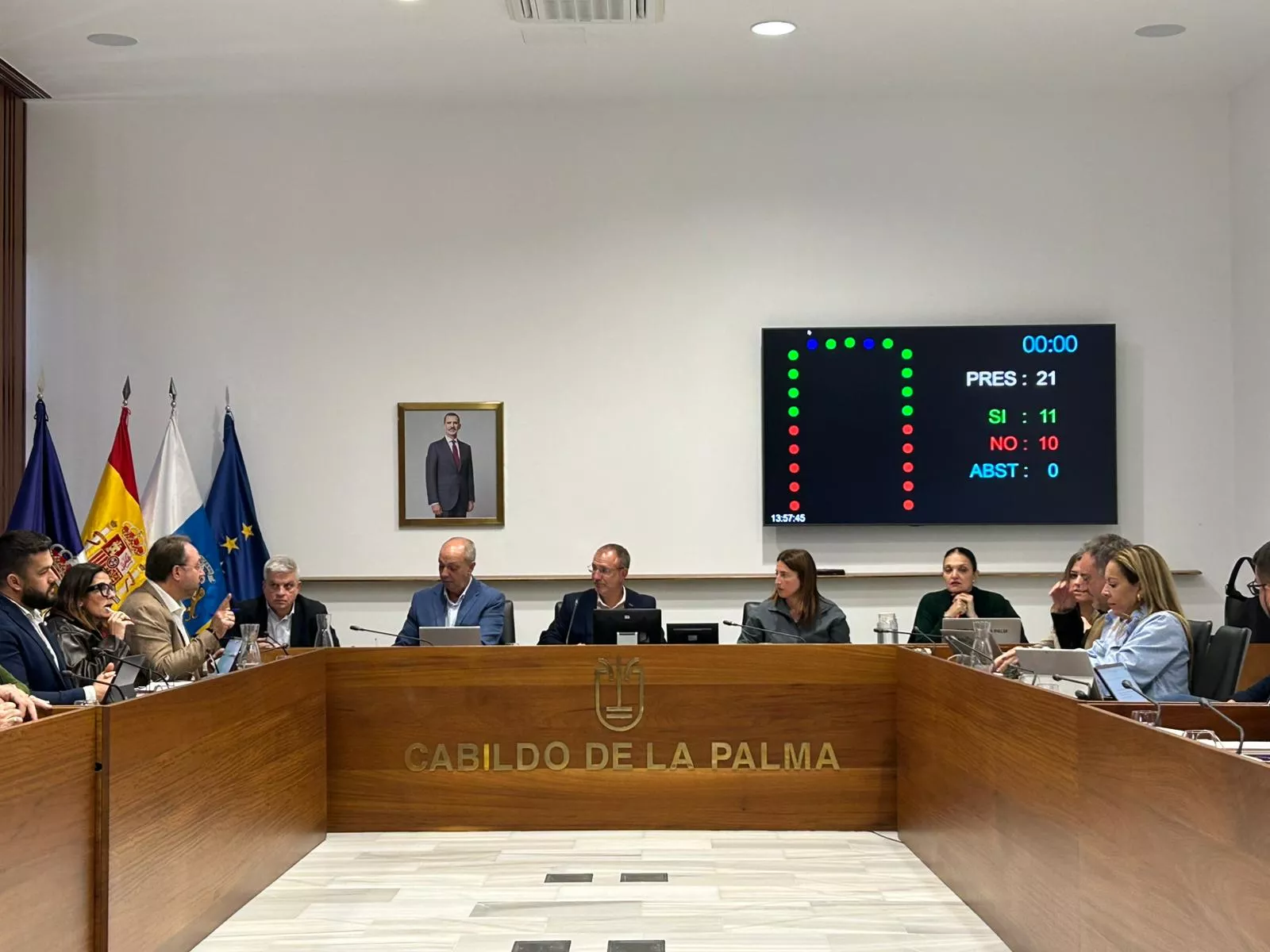 Pleno del Cabildo de La Palma. / CABILDO DE LA PALMA