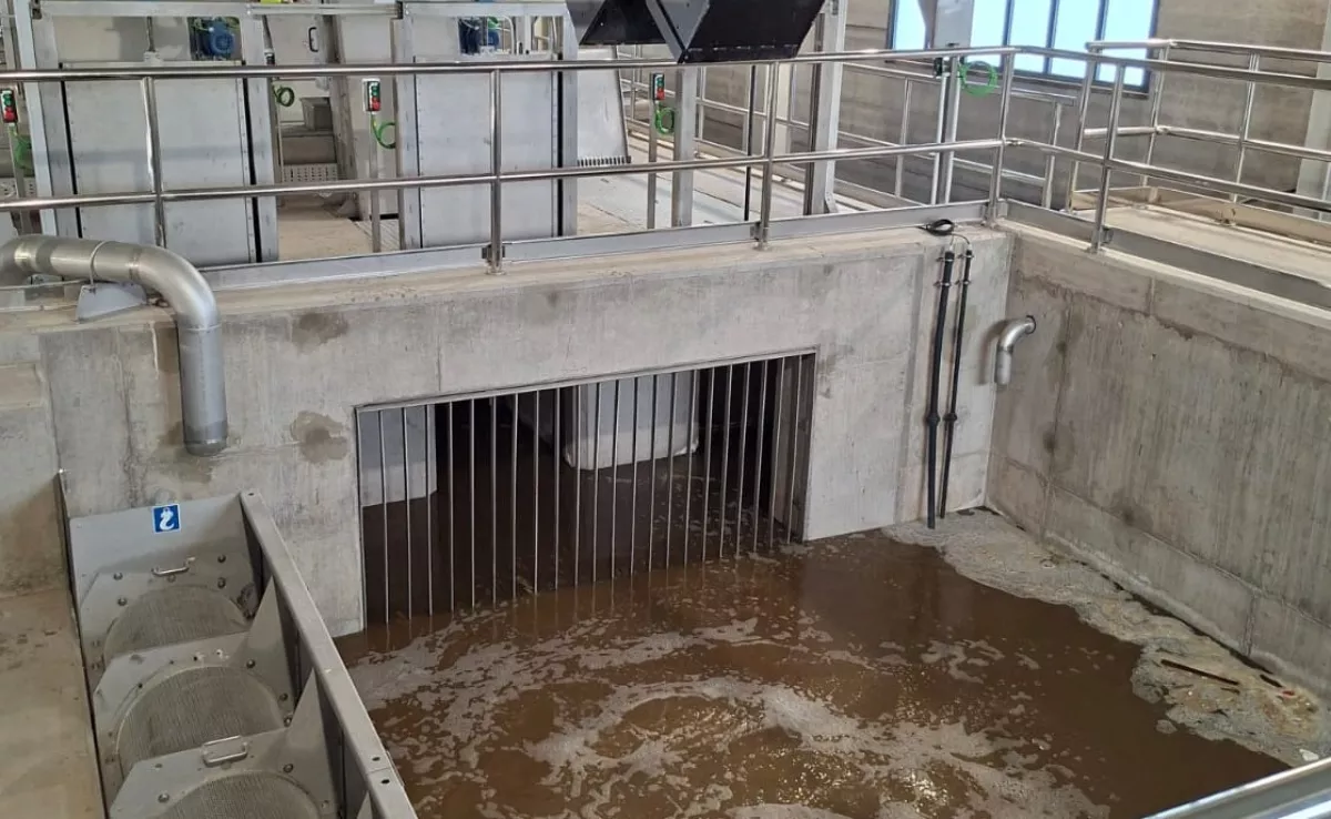 Imagen de la nueva depuradora / ACUAES