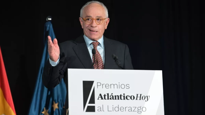 Fermín Otamendi, Premio Atlántico Hoy al Liderazgo Empresarial. / TONY HERNÁNDEZ