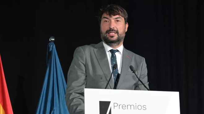 Martín Alonso, director de Atlántico Hoy, en la III Edición de los Premios Atlántico Hoy al Liderazgo / TONY HERNÁNDEZ