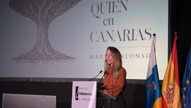 Eva Moll, presidenta del jurado en la III Edición de los Premios Atlántico Hoy al Liderazgo / TONY HERNÁNDEZ