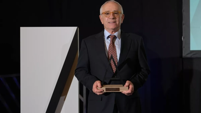 Otamendi, de Bodegas El Grifo, Premio Atlántico Hoy al Liderazgo Empresarial. / TONY HERNÁNDEZ