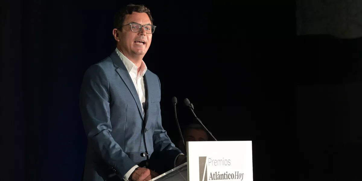 Pablo Rodríguez, consejero de Obras Públicas, Vivienda y Movilidad, en la III Edición de los Premios Atlántico Hoy al Liderazgo / TONY HERNÁNDEZ Pablo Rodríguez, consejero de Obras Públicas, Vivienda y Movilidad, en la III Edición de los Premios Atlántico Hoy al Liderazgo / TONY HERNÁNDEZ
