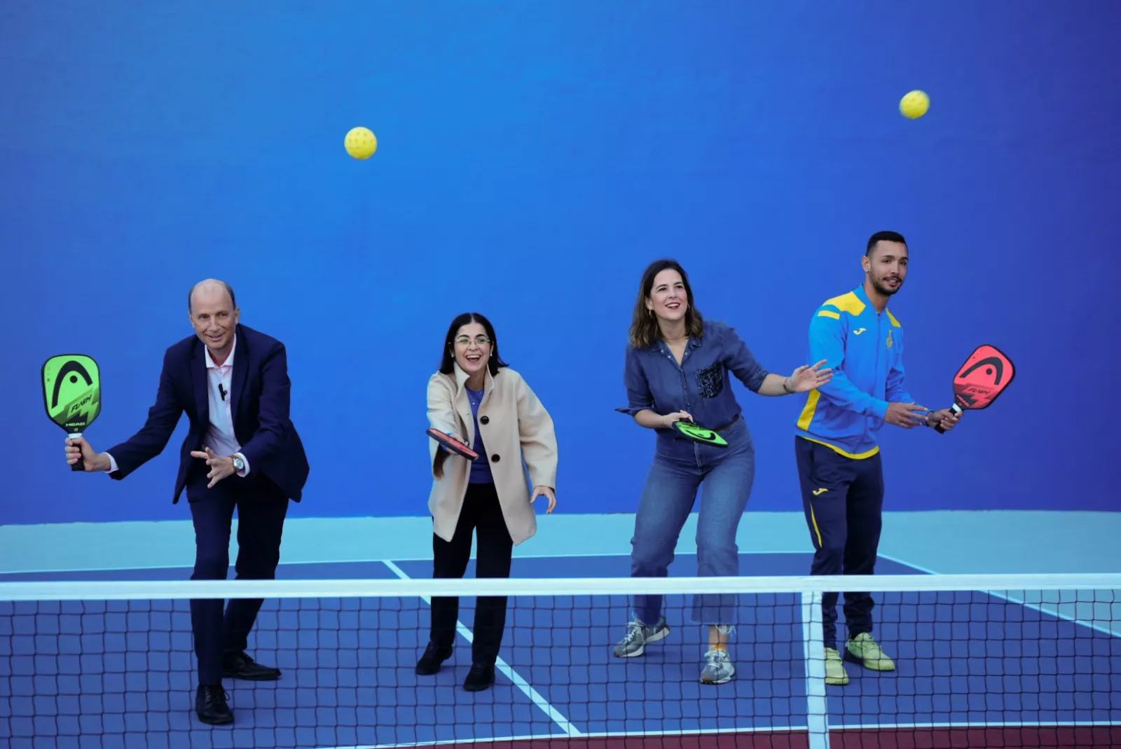 Inauguración de las primeras pistas municipales de pickleball de Canarias. AYUNTAMIENTO LPA