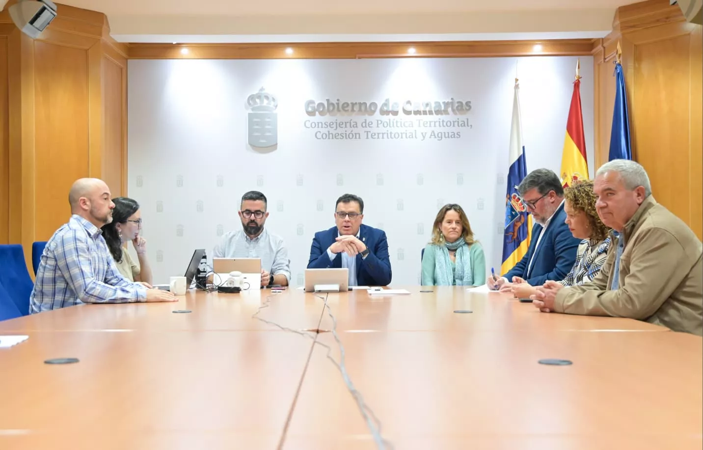 Comisión aprobación PGO San Miguel y San Bartolomé. / CEDIDA