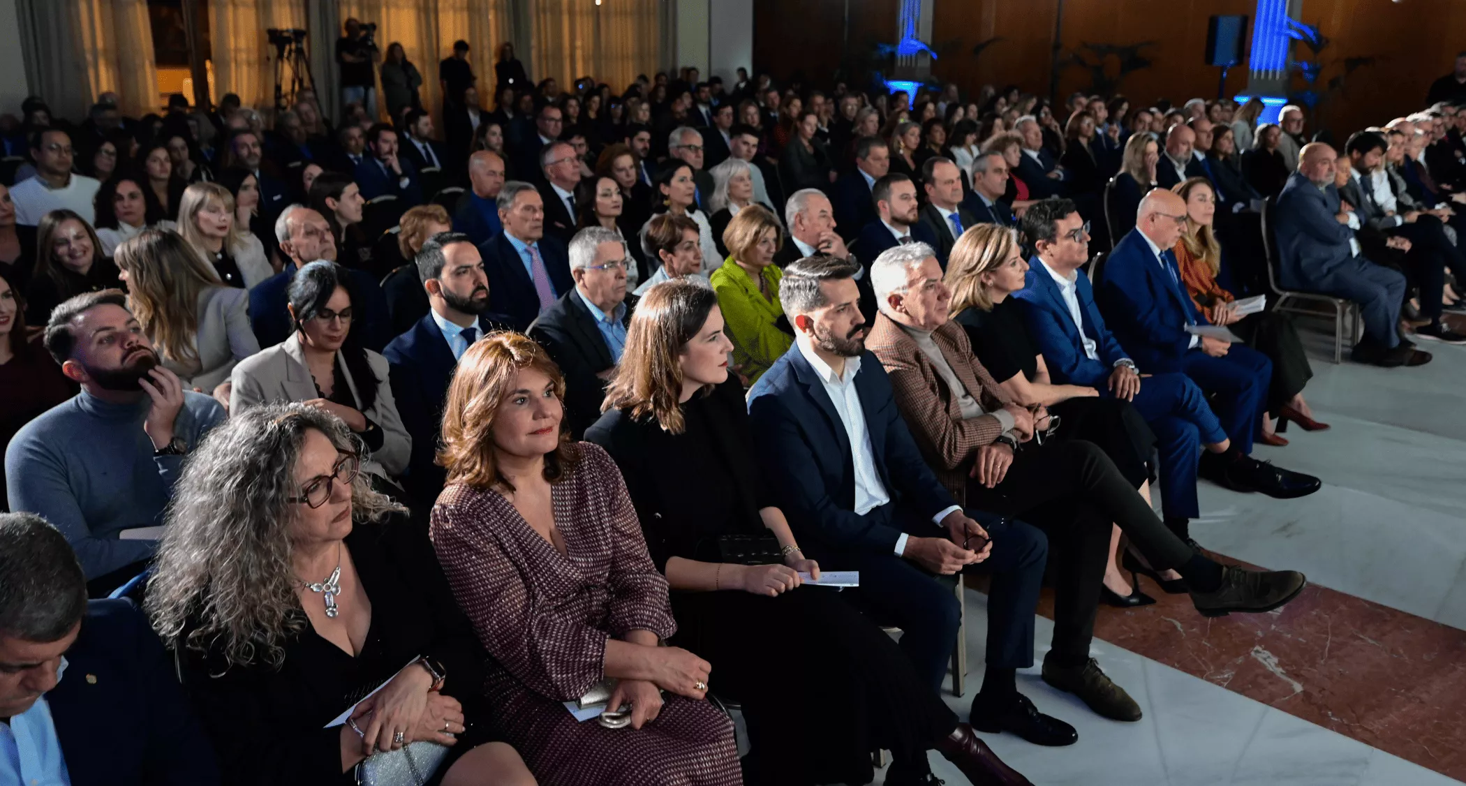 Panorámica del Salón Palmeras durante la III edición de los Premios Atlántico Hoy al Liderazgo. / TONY HERNÁNDEZ