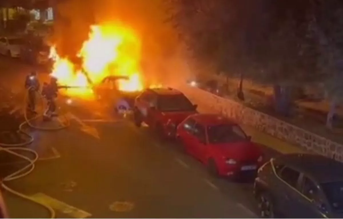 Detenido en Adeje el presunto autor de incendiar 14 vehículos y una vivienda. GUARDIA CIVIL