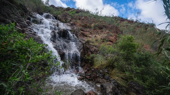 Imagen de una presa de Gran Canaria. David Delfour